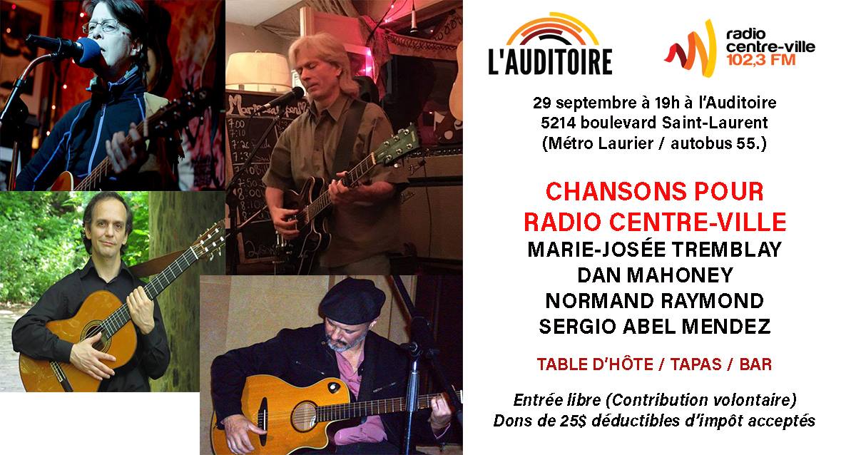 Chansons pour adio Centre-Ville